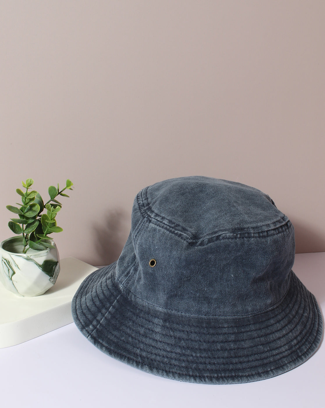 Blue Vintage Bucket Hat