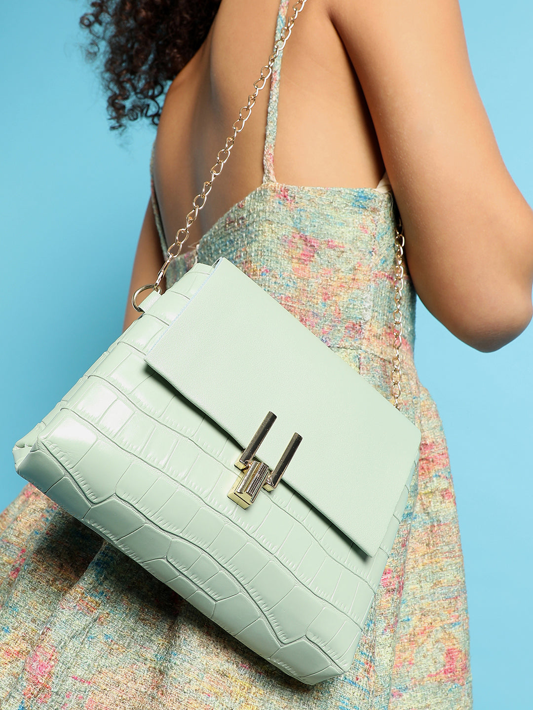 Terry Green Cross Body Bag