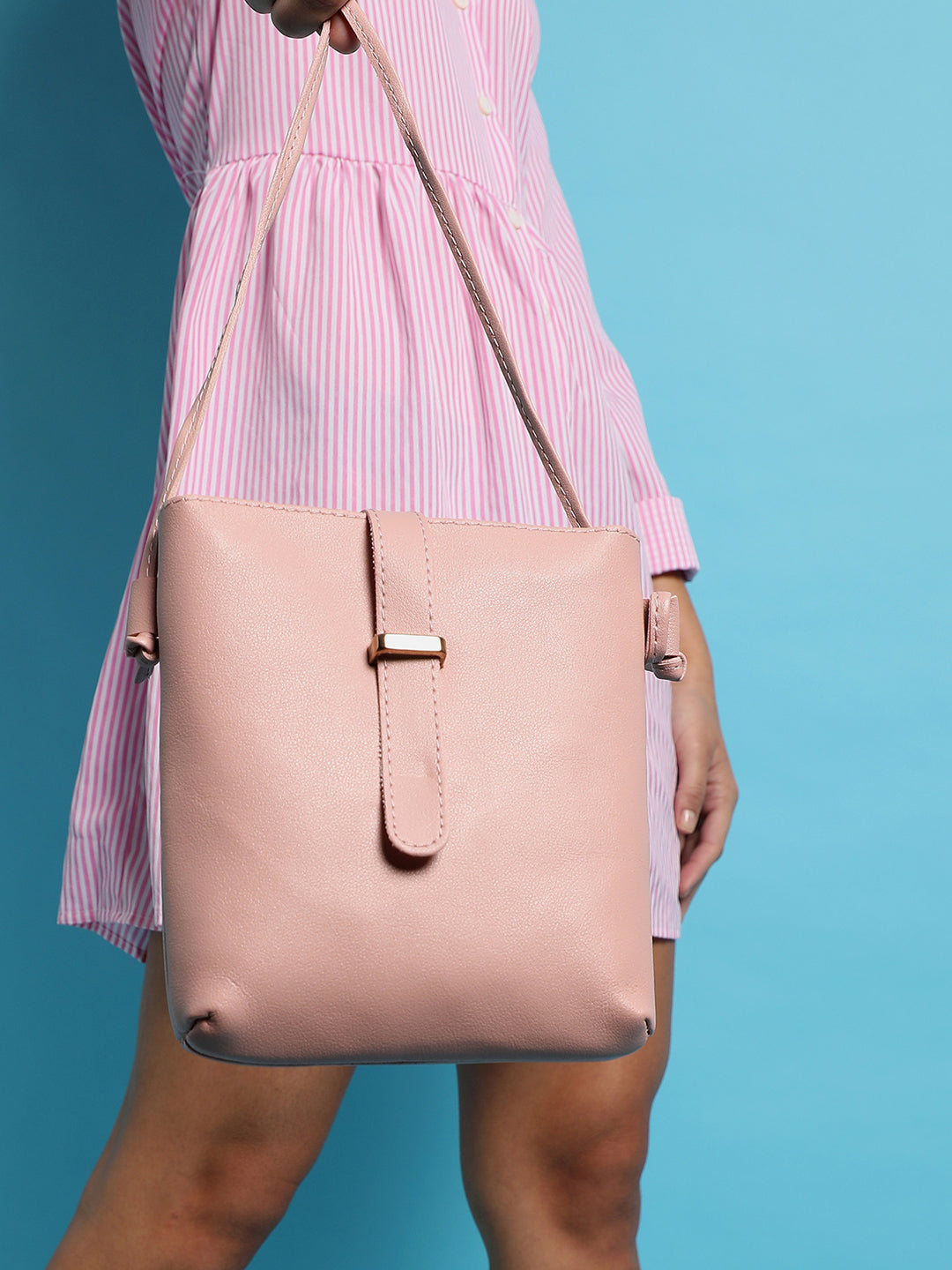 Daisy Pink/Peach Cross Body Bag