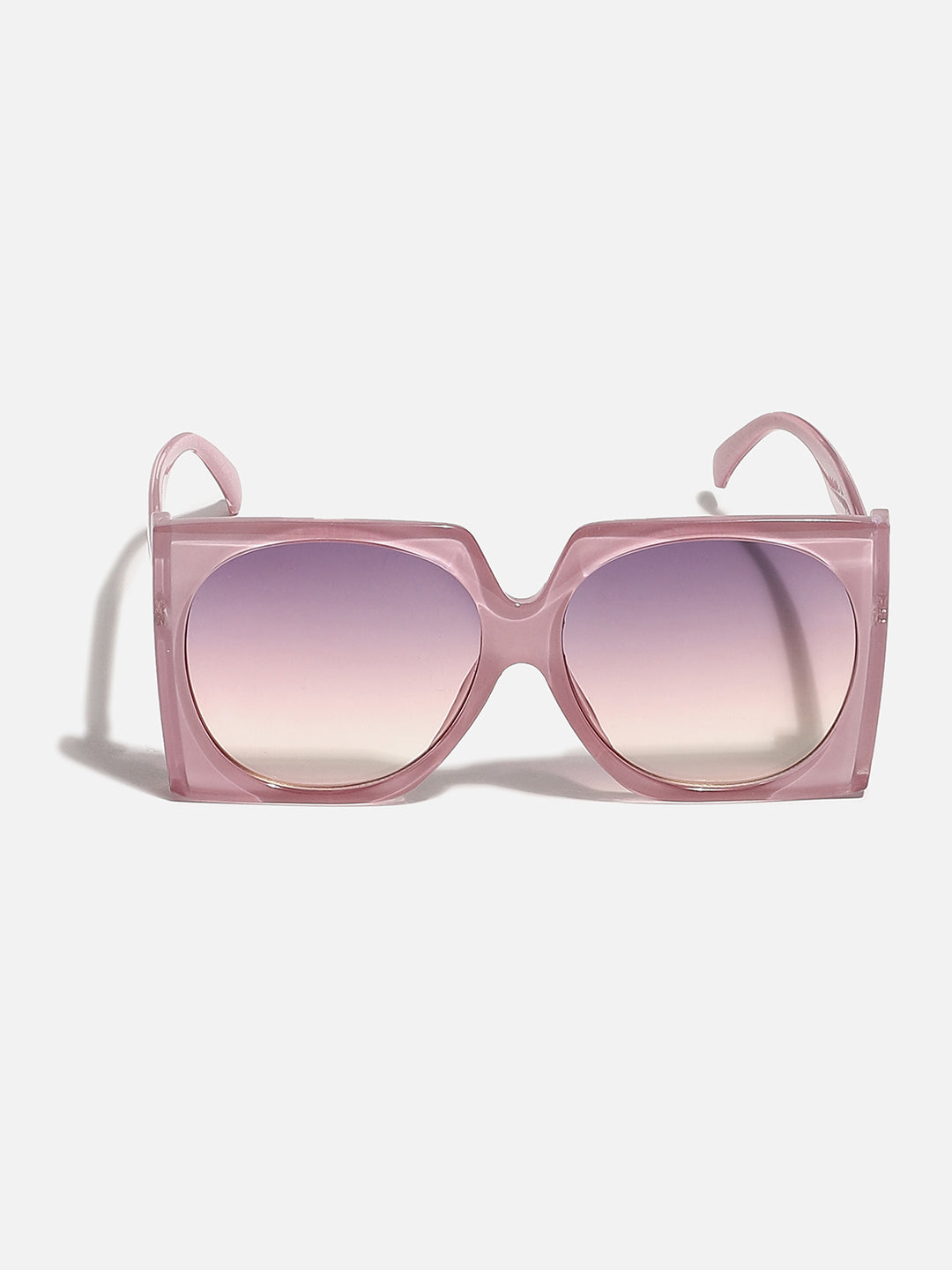 Purple Colour Tinted Lens Oversized Sunglass