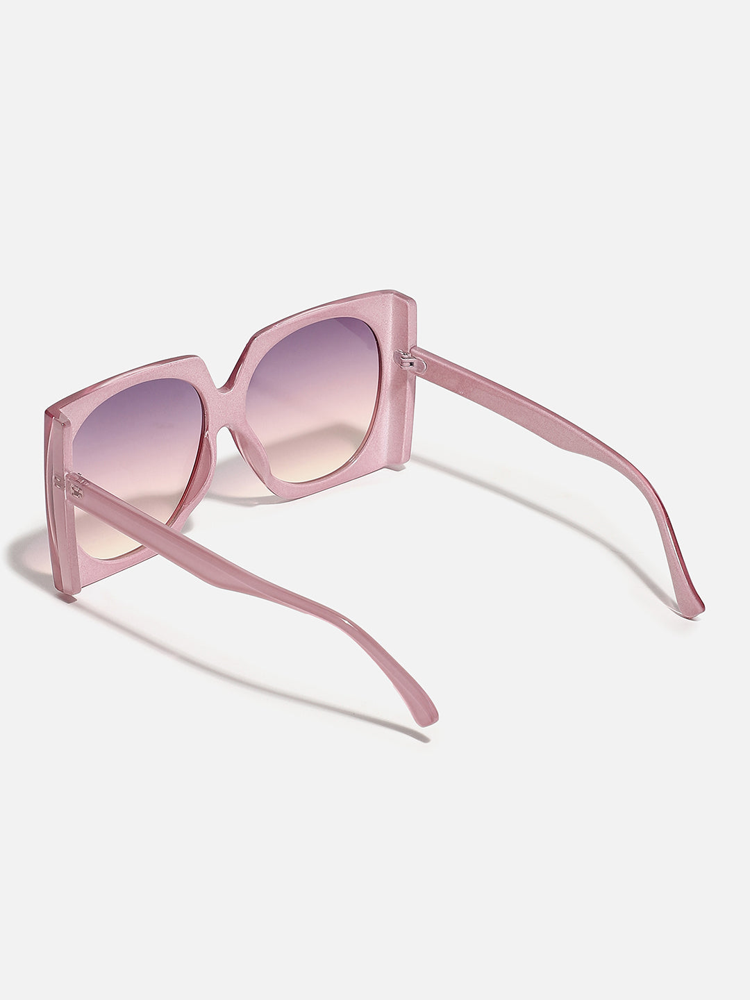 Purple Colour Tinted Lens Oversized Sunglass