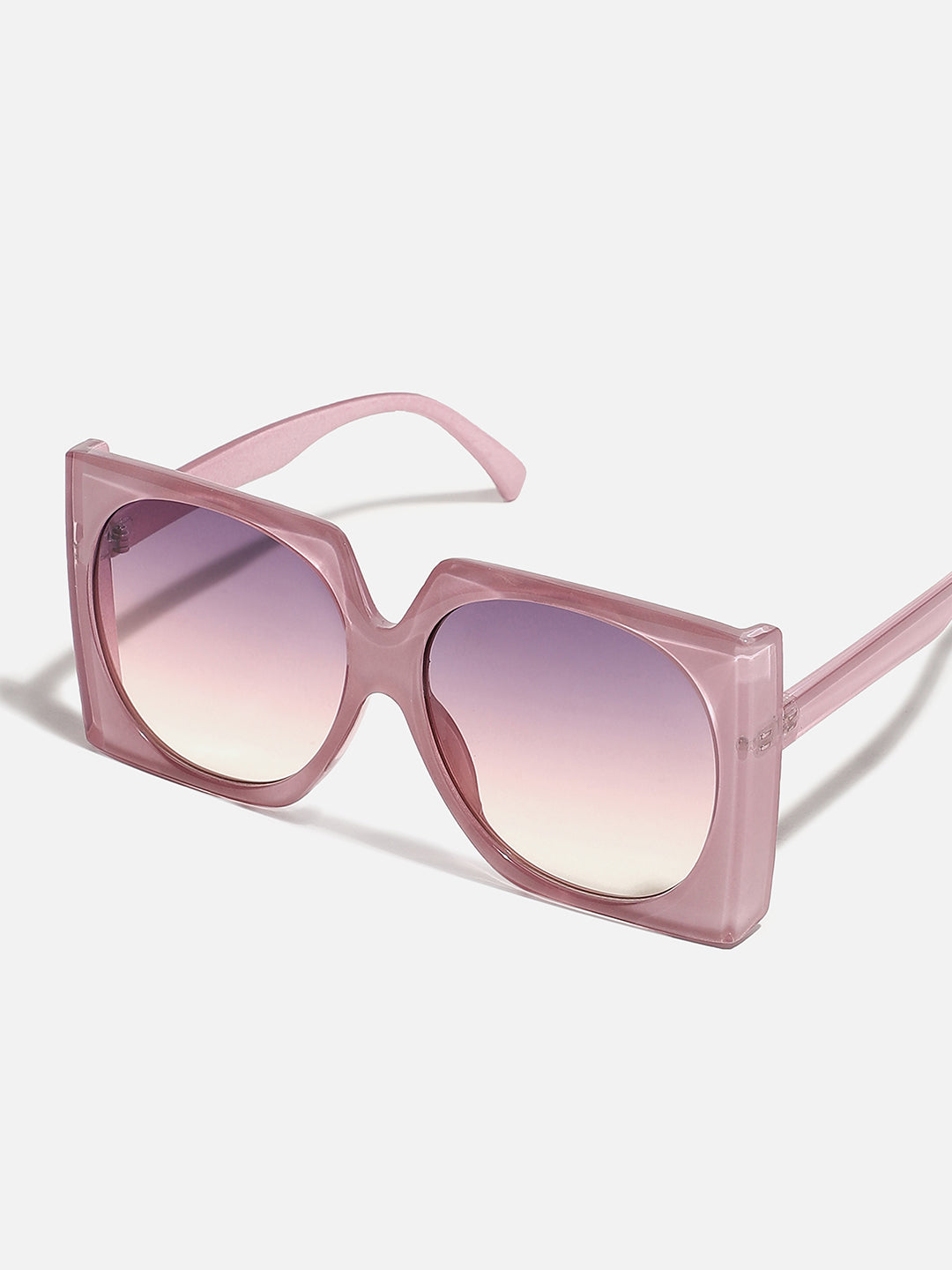 WOMEN PURPLE COLOUR TINTED LENS OVERSIZED SUNGLASS