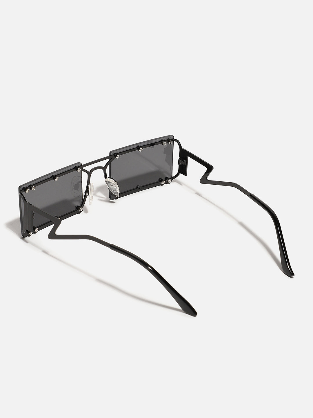 Black Rectangular Sunglass