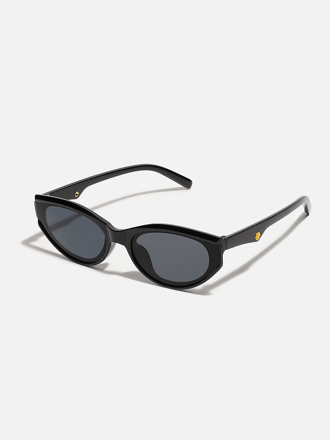 Black Frame Retro Sunglasses
