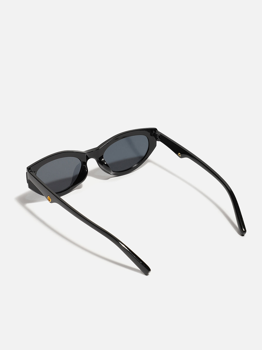 Black Frame Retro Sunglasses