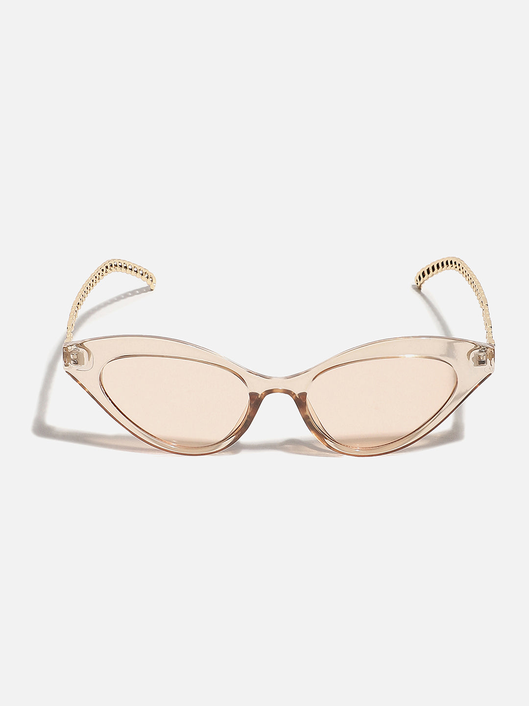 Gold Frame Tinted Lens Cat Eye Sunglass