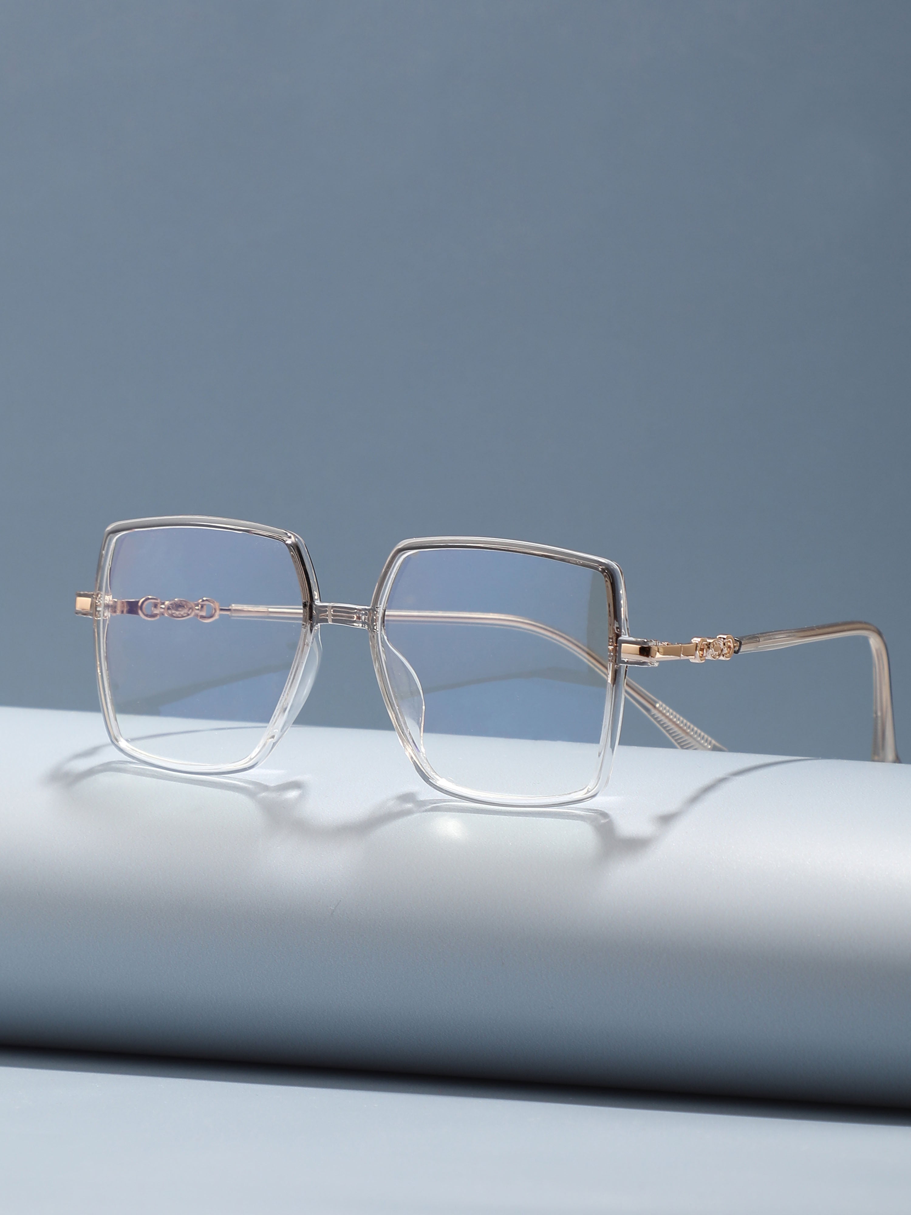 Clear Rectangular Sunglass
