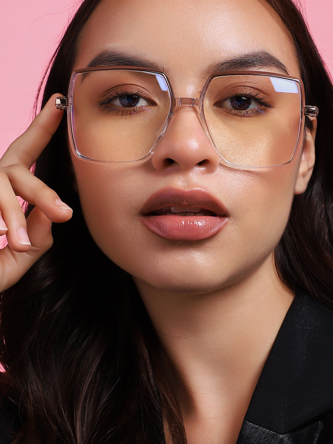 Clear Rectangular Sunglass