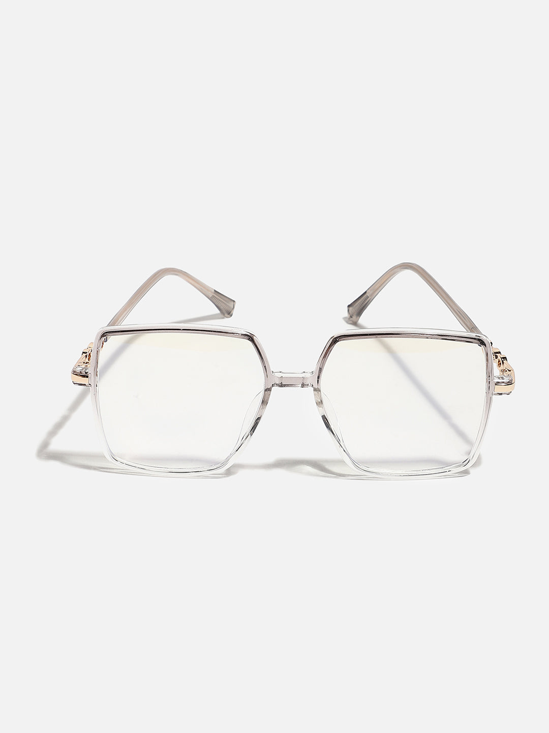 Clear Rectangular Sunglass