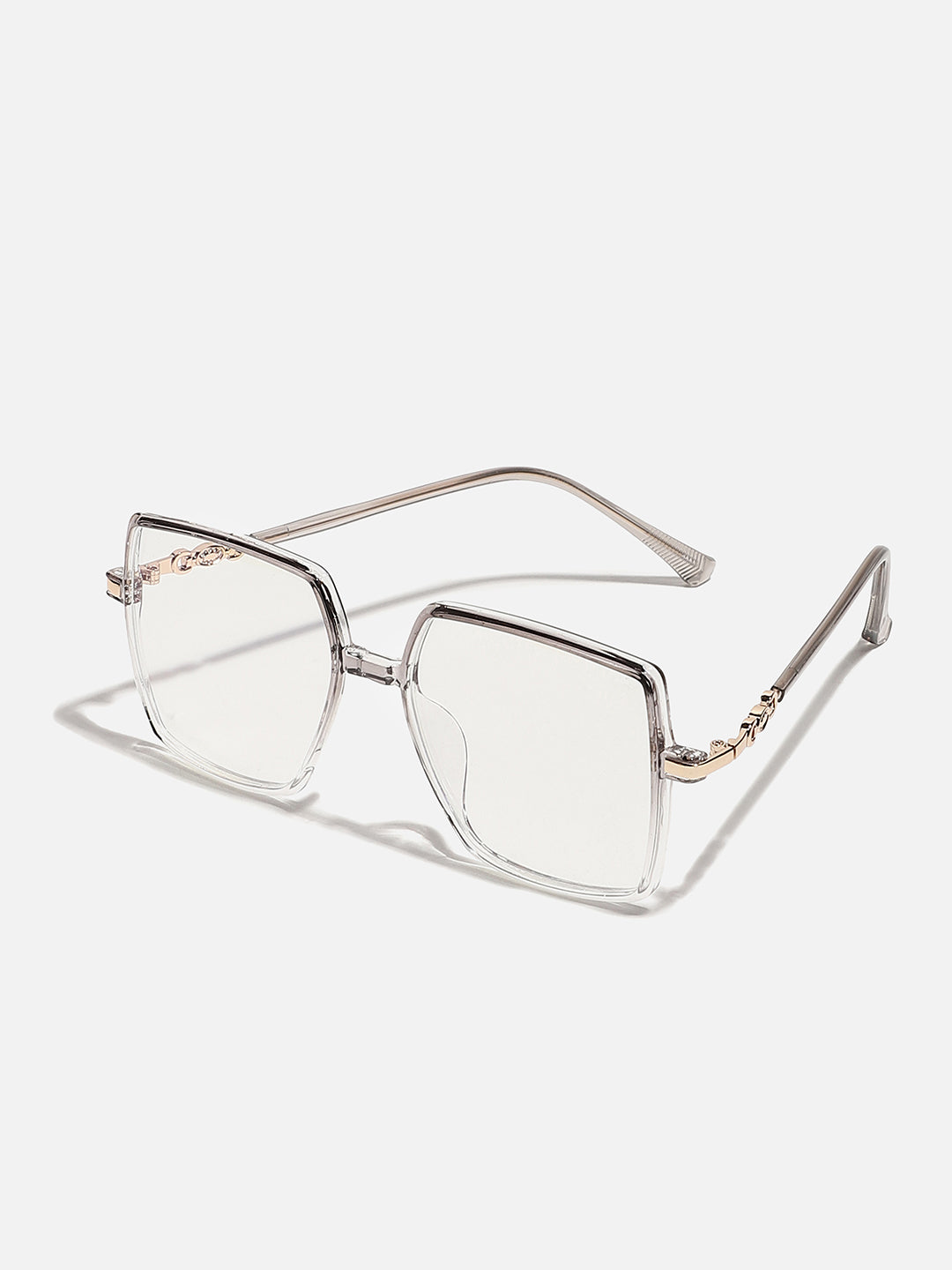 Clear Rectangular Sunglass