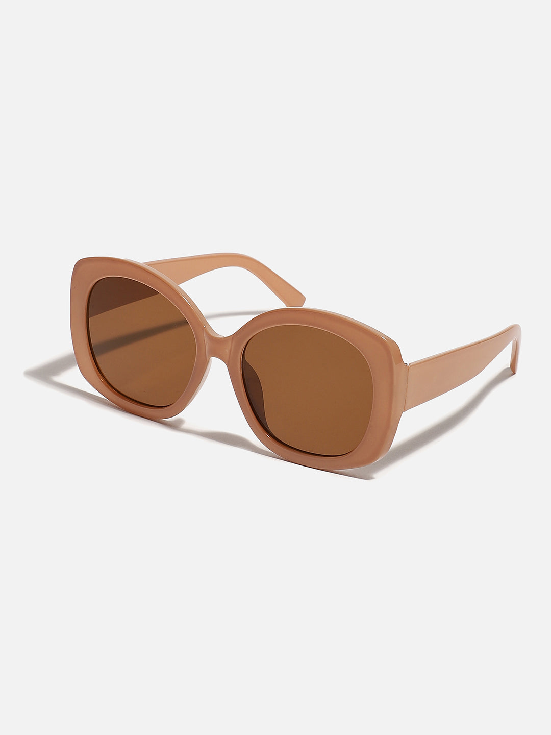 Nude Frame Retro Sunglasses