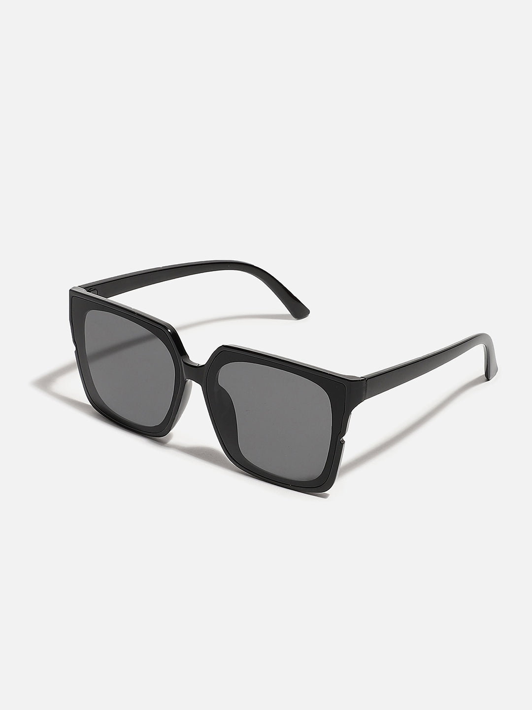 Tinted Lens Black Frame Oversized Sunglass