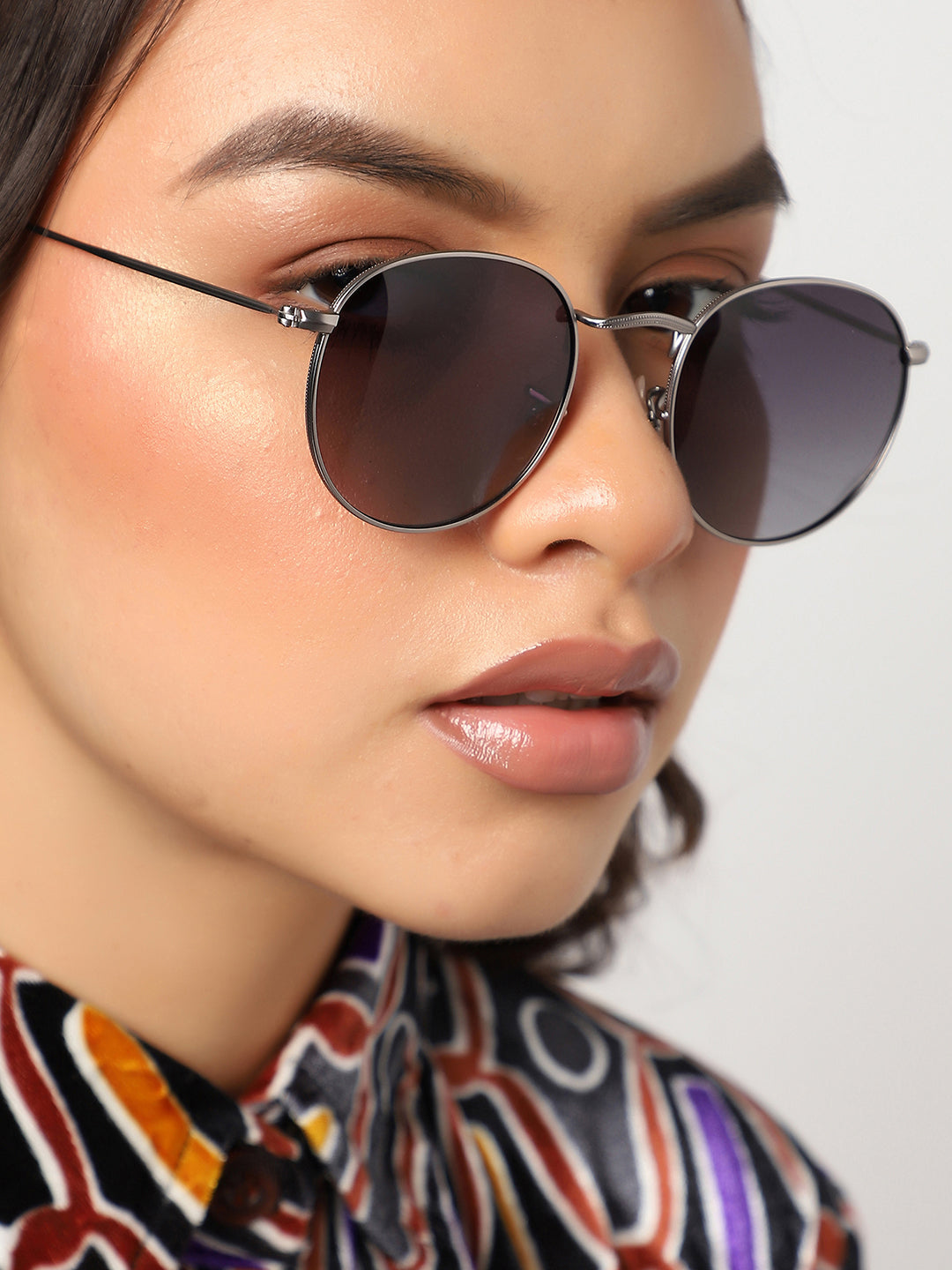 Gold Oversized Sunglass