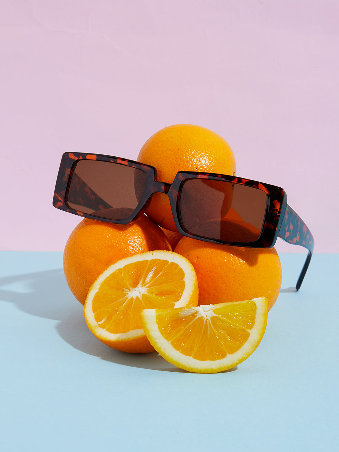 Black Rectangular Sunglass