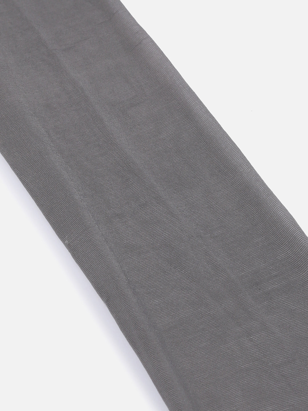 Grey Solid Knee High Stockings