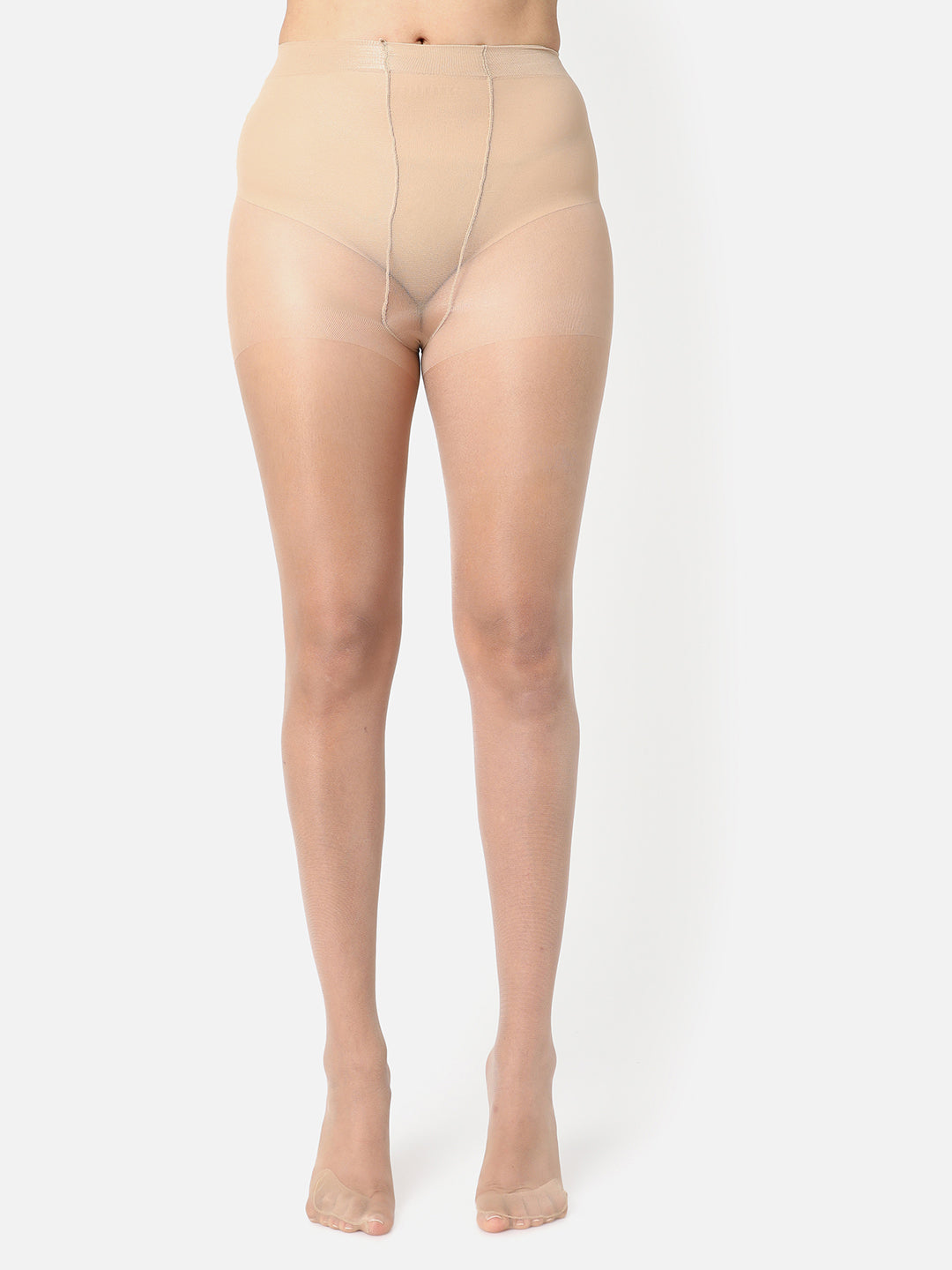 Nude Solid Sheer Stockings