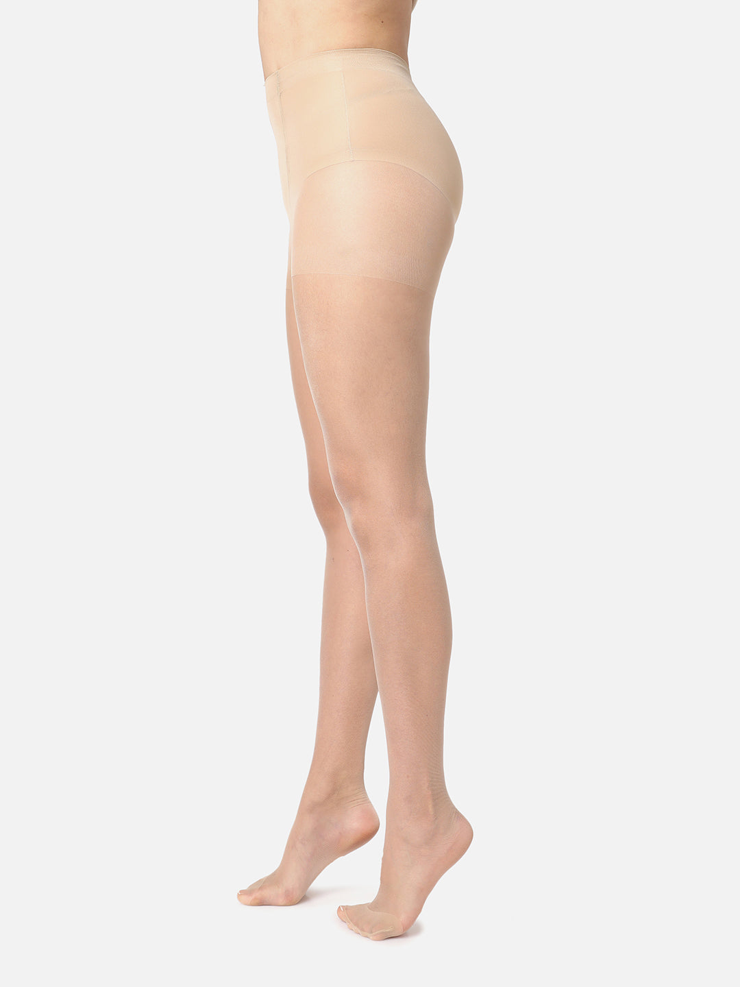 Nude Solid Sheer Stockings