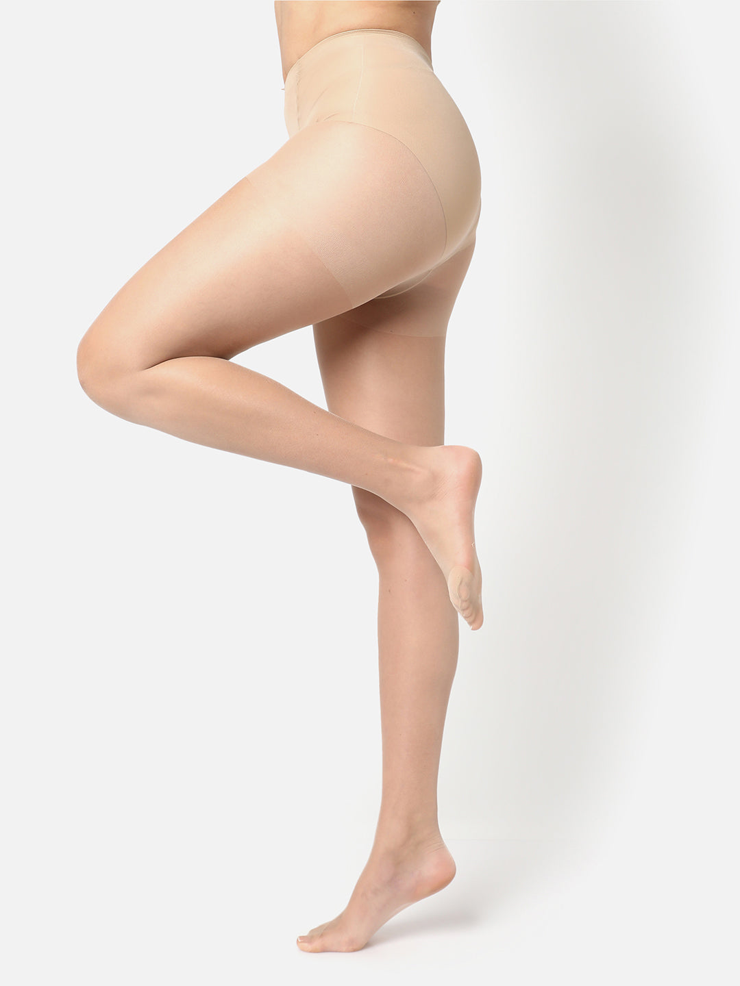Nude Solid Sheer Stockings