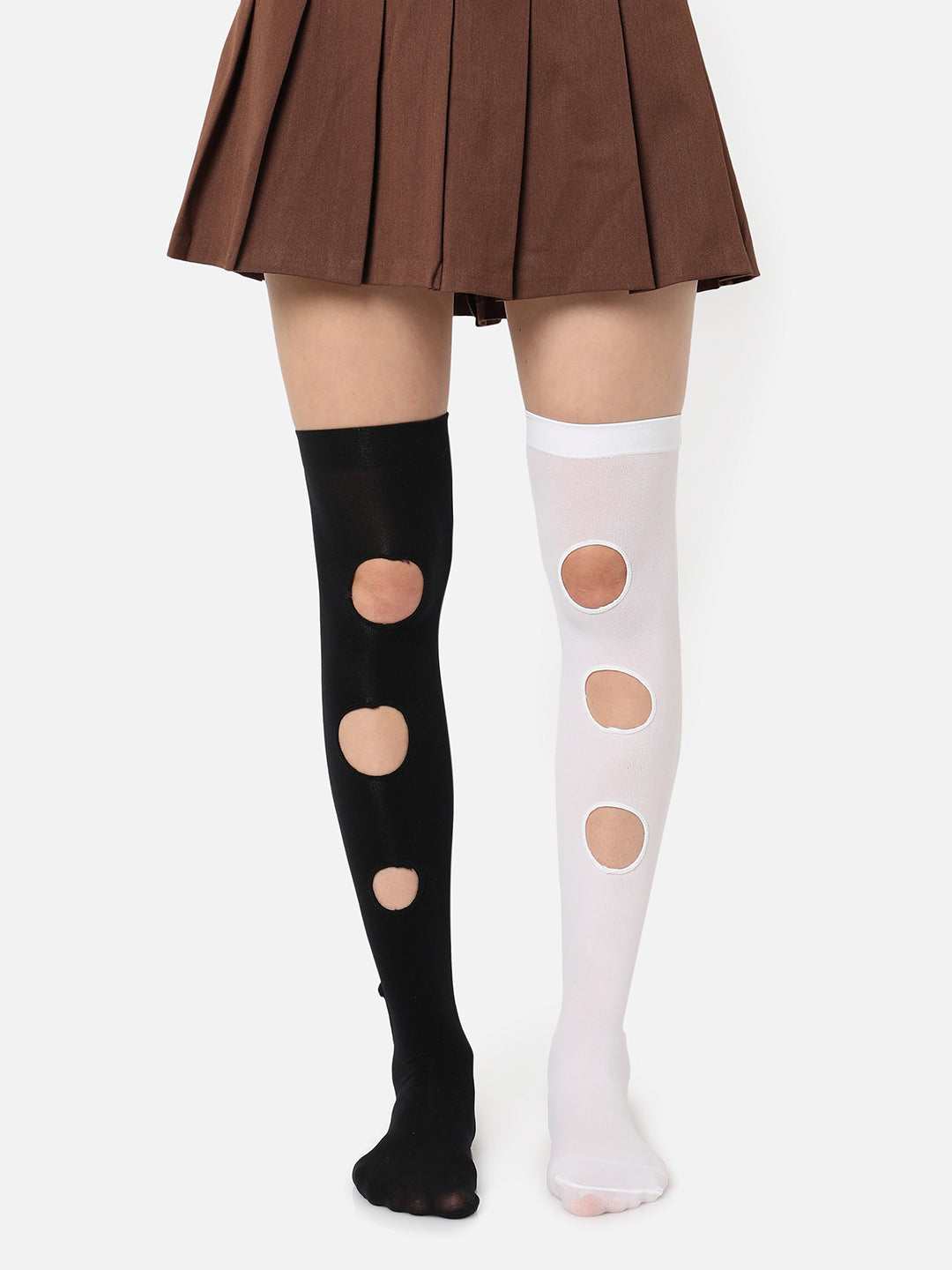Cut Out Thigh High Stockings