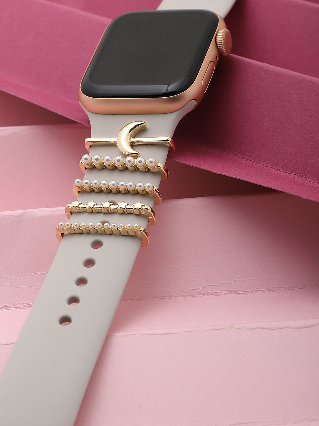 Luna Moon Embellished Glide Charm