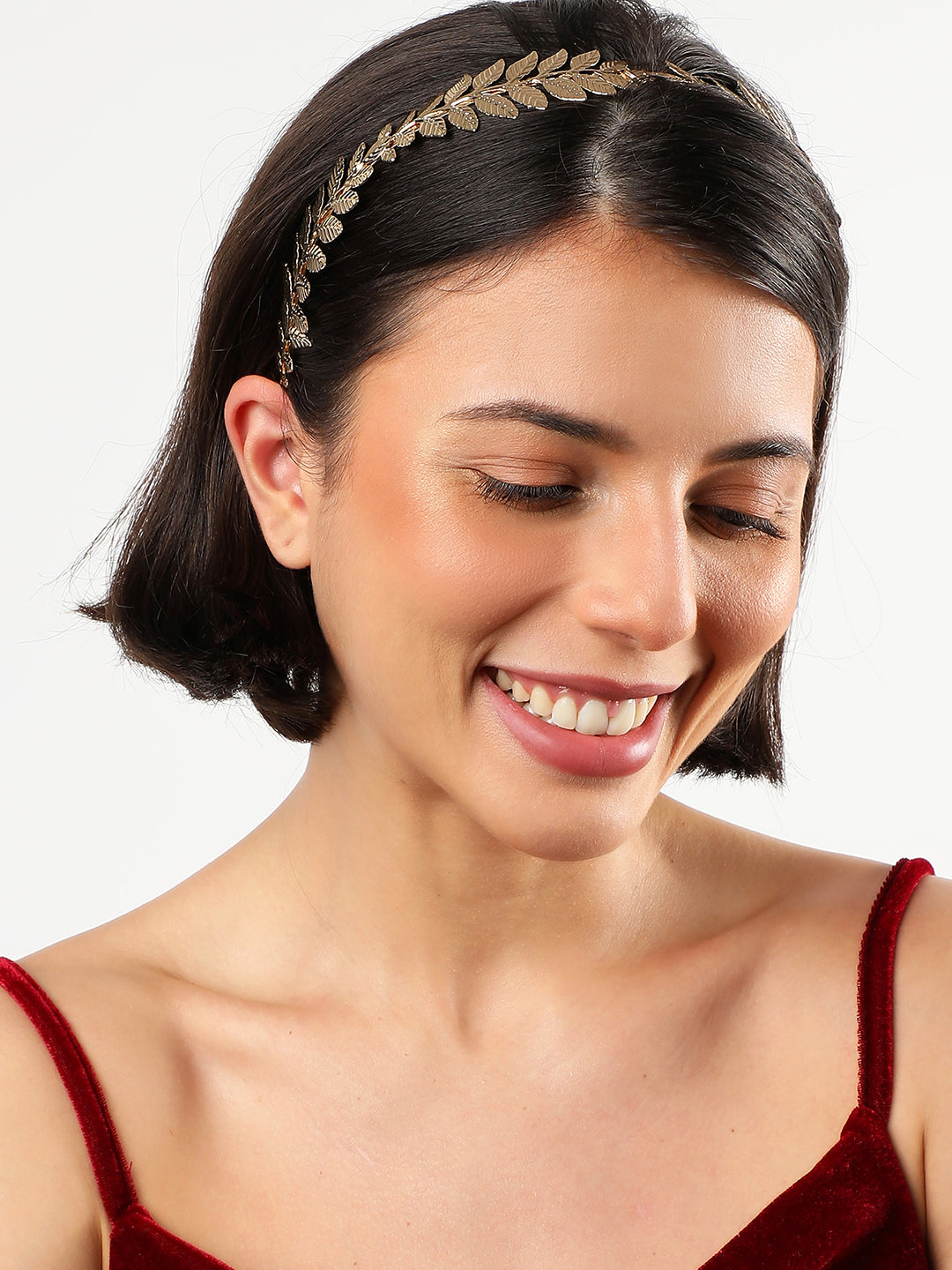 Gold Plated Pearl Hairband