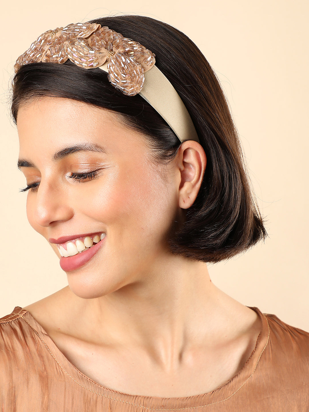 BROWN HAIR BAND FOR WOMEN AND GIRLS