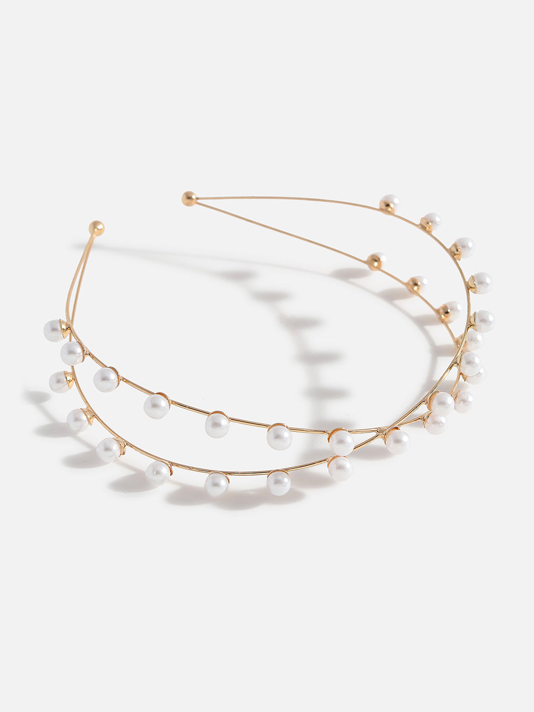 Gold Plated Pearl Hairband