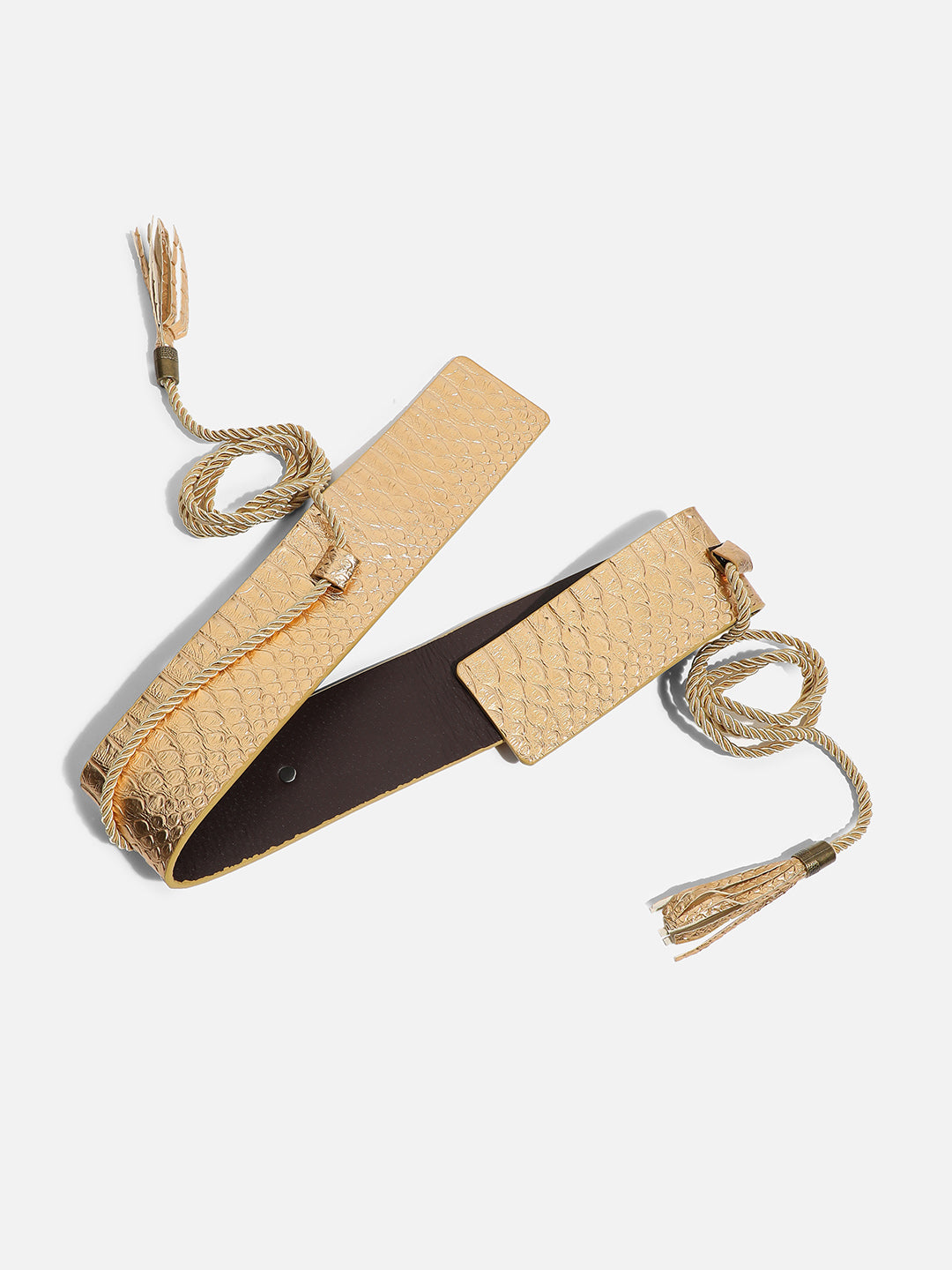 Scale Textured Waist Belt