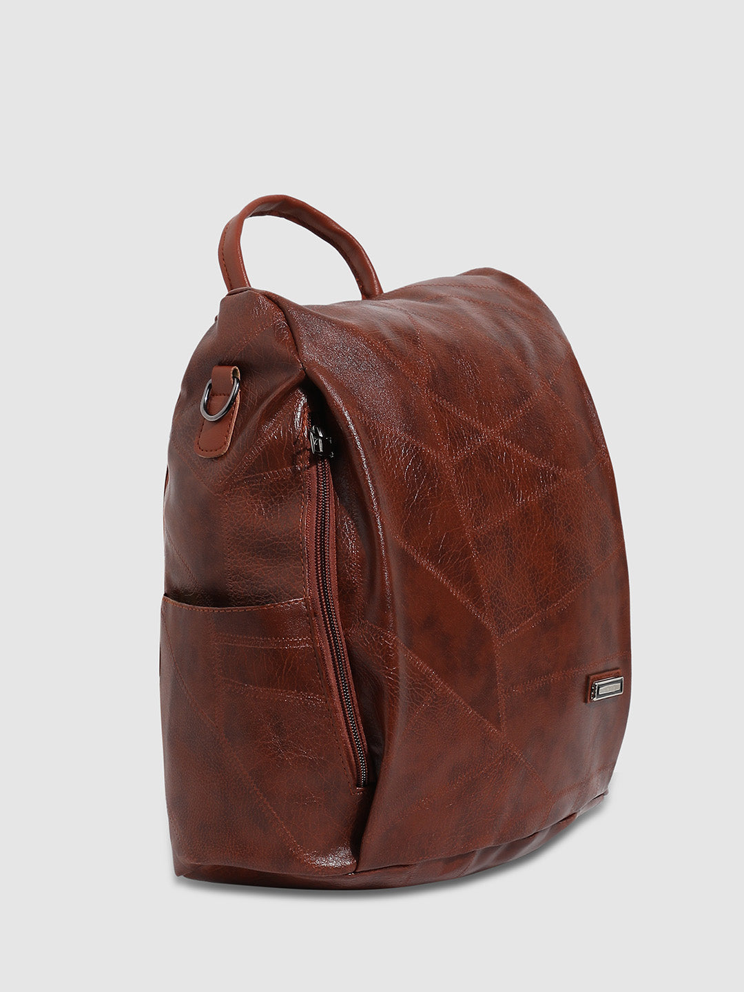 The On The Go Mini Backpack - Brown