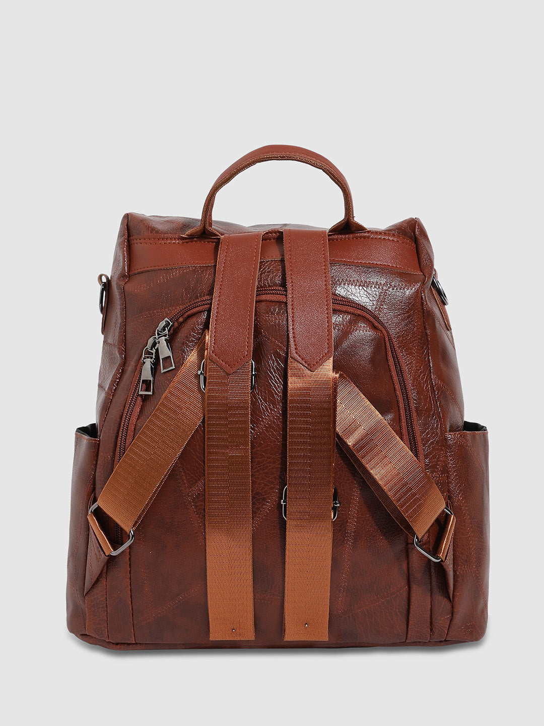 The On The Go Mini Backpack - Brown