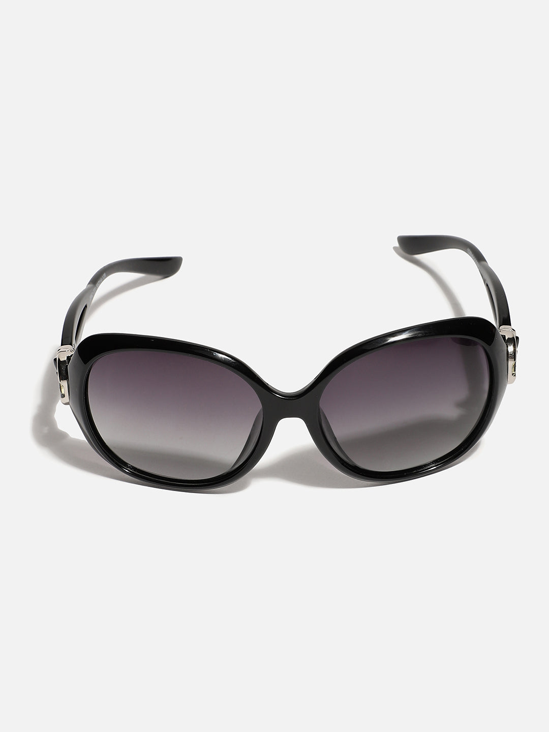 Tinted Lens Black Frame Oversized Sunglasses