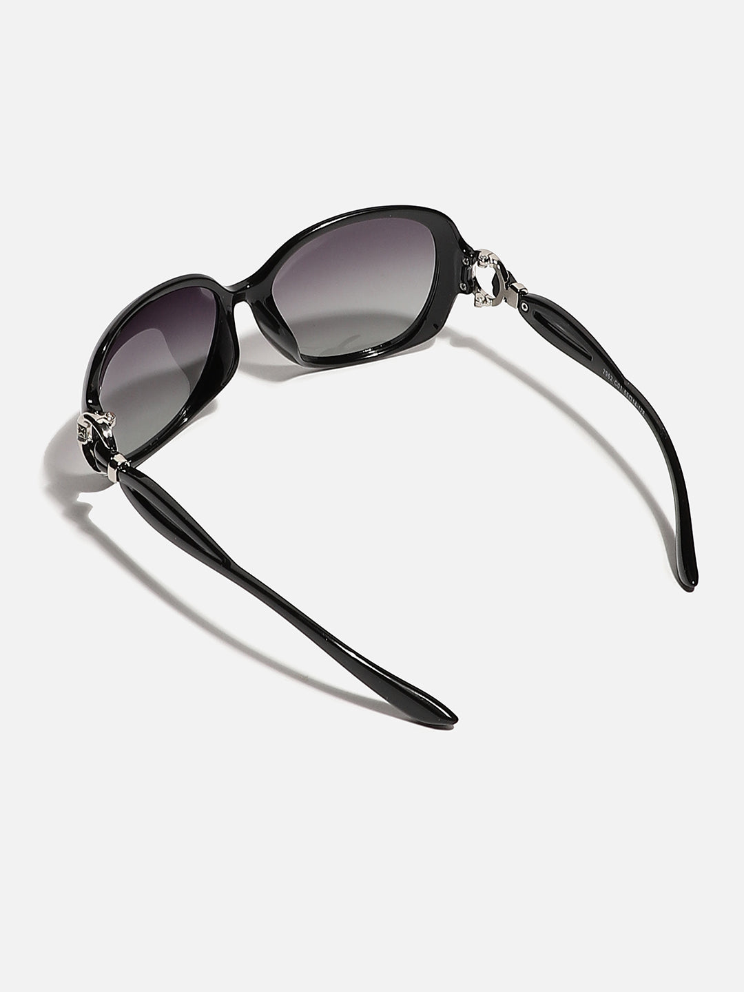 Tinted Lens Black Frame Oversized Sunglasses