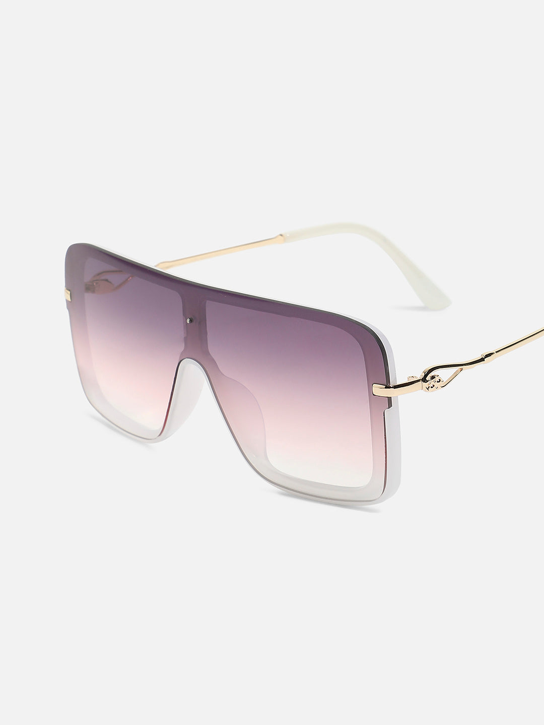 Gradient Oversized Sunglasses - Gold