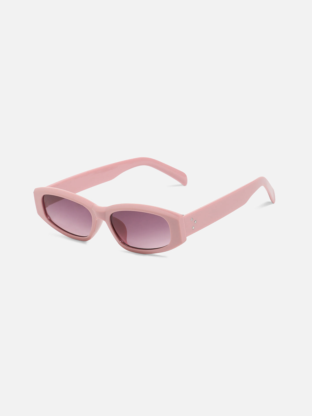 Solid Oval Sunglasses - Blush Pink