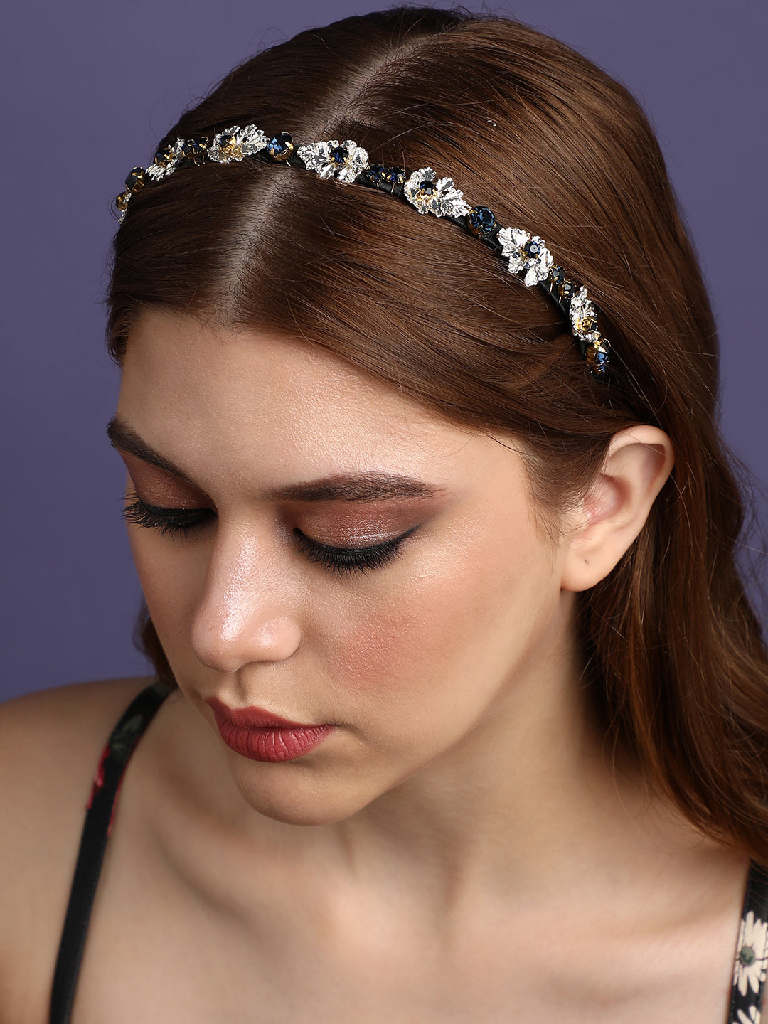 Sparkling Splendor: Adorning Hair With An Embellished Hairband