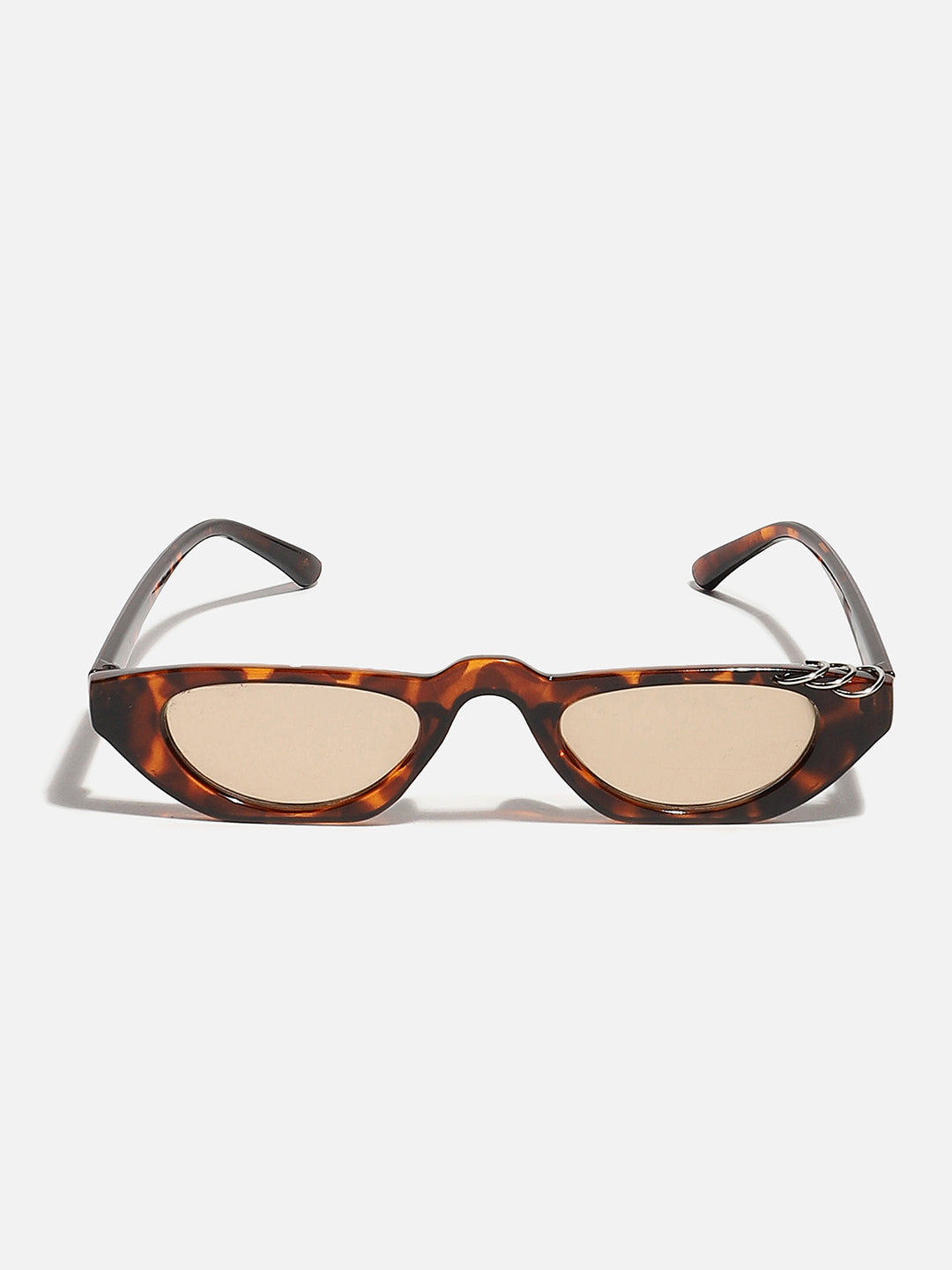 Animal Print Frame Retro Sunglasses