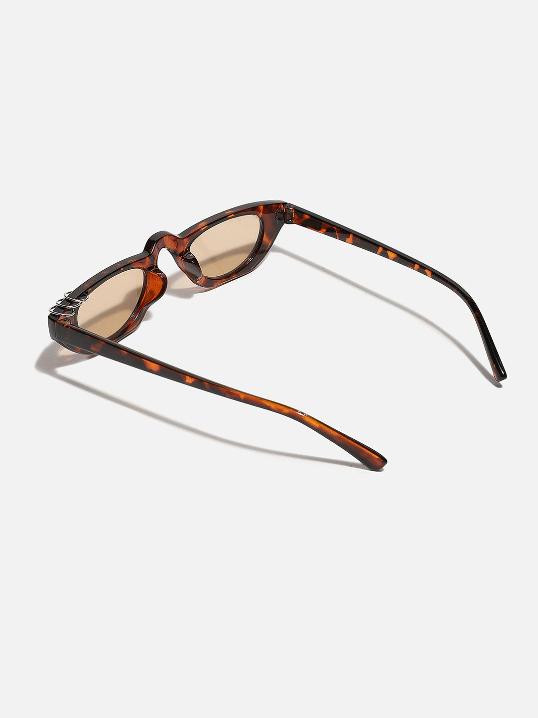 Animal Print Frame Retro Sunglasses