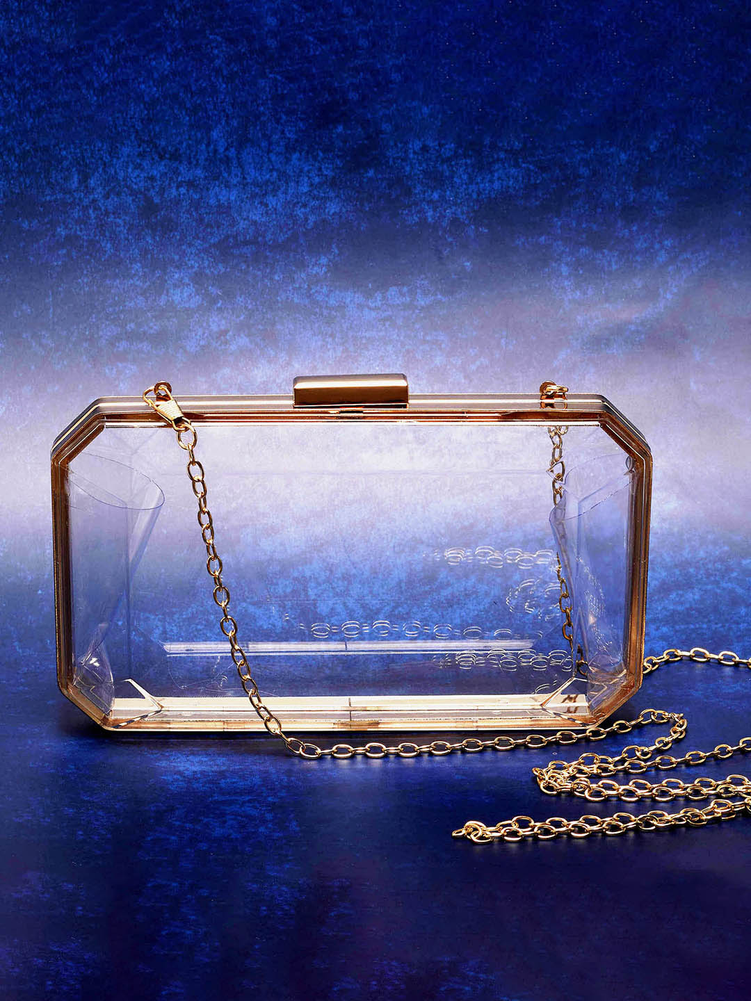 Sheer Elegance Transparent Clutch