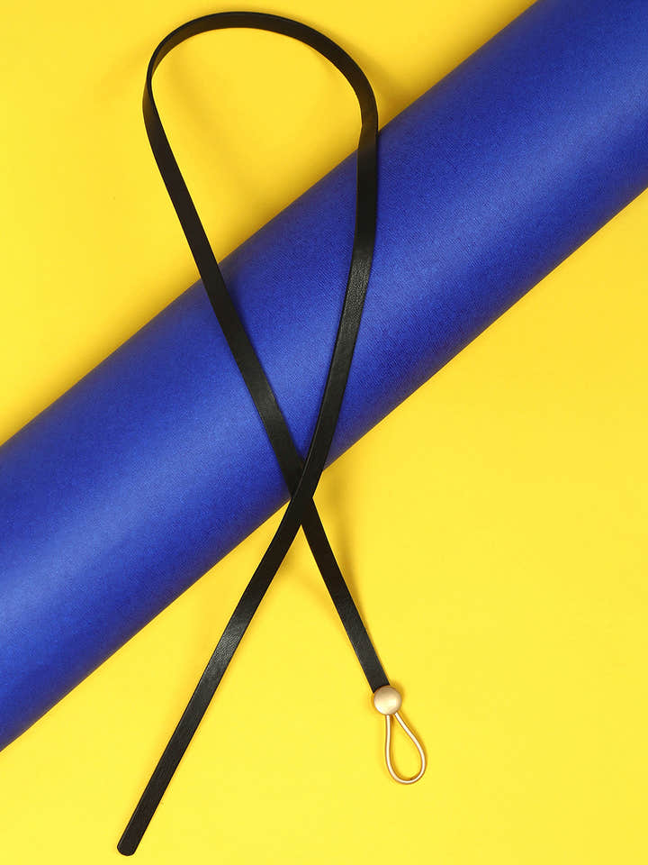 Solid Black Belt