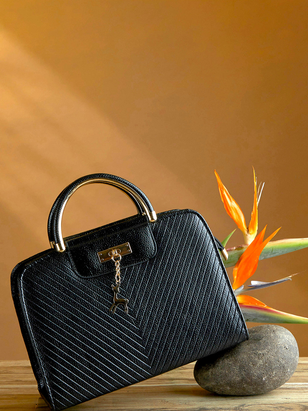 Eclipse Black Handbag