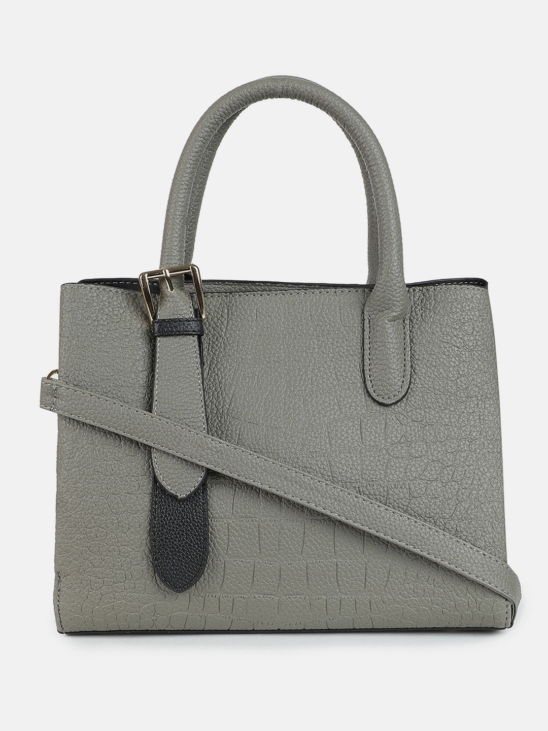 Stormy Structure Grey Tote Bag