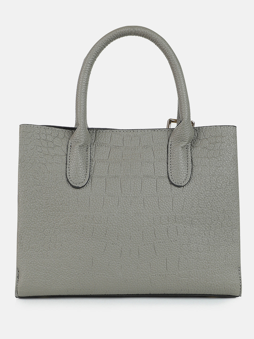 Stormy Structure Grey Tote Bag