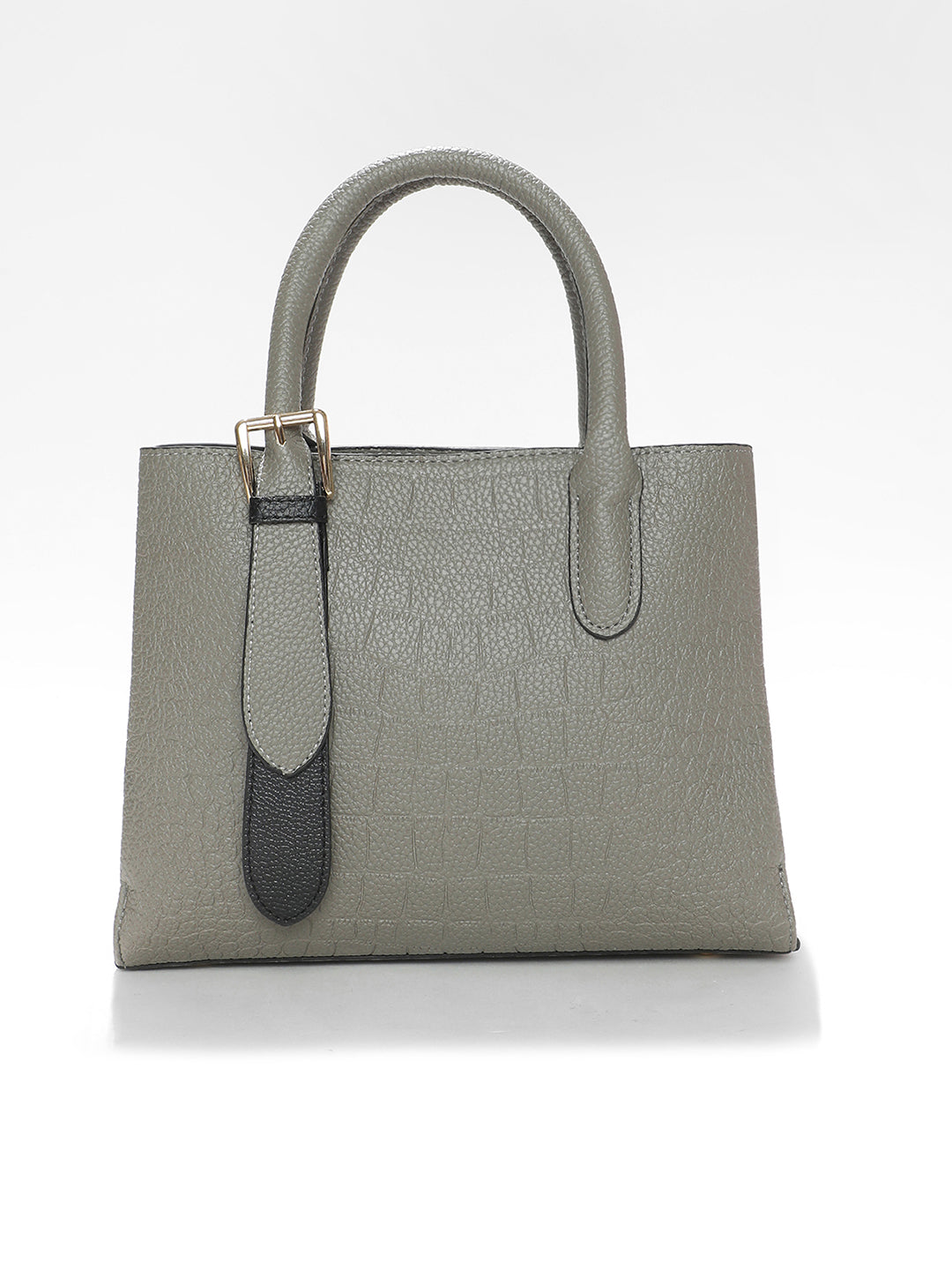 Stormy Structure Grey Tote Bag