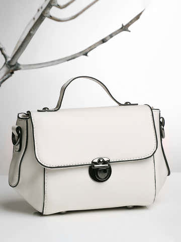 Classy Companion White Cross Body Bag