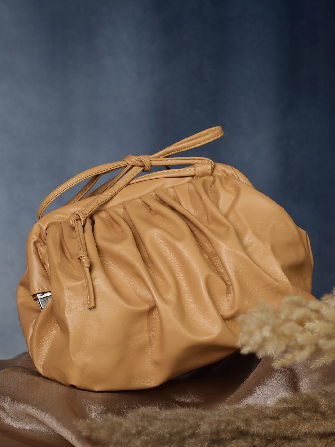 Warm-Hued Tan Brown Cross Body Bag