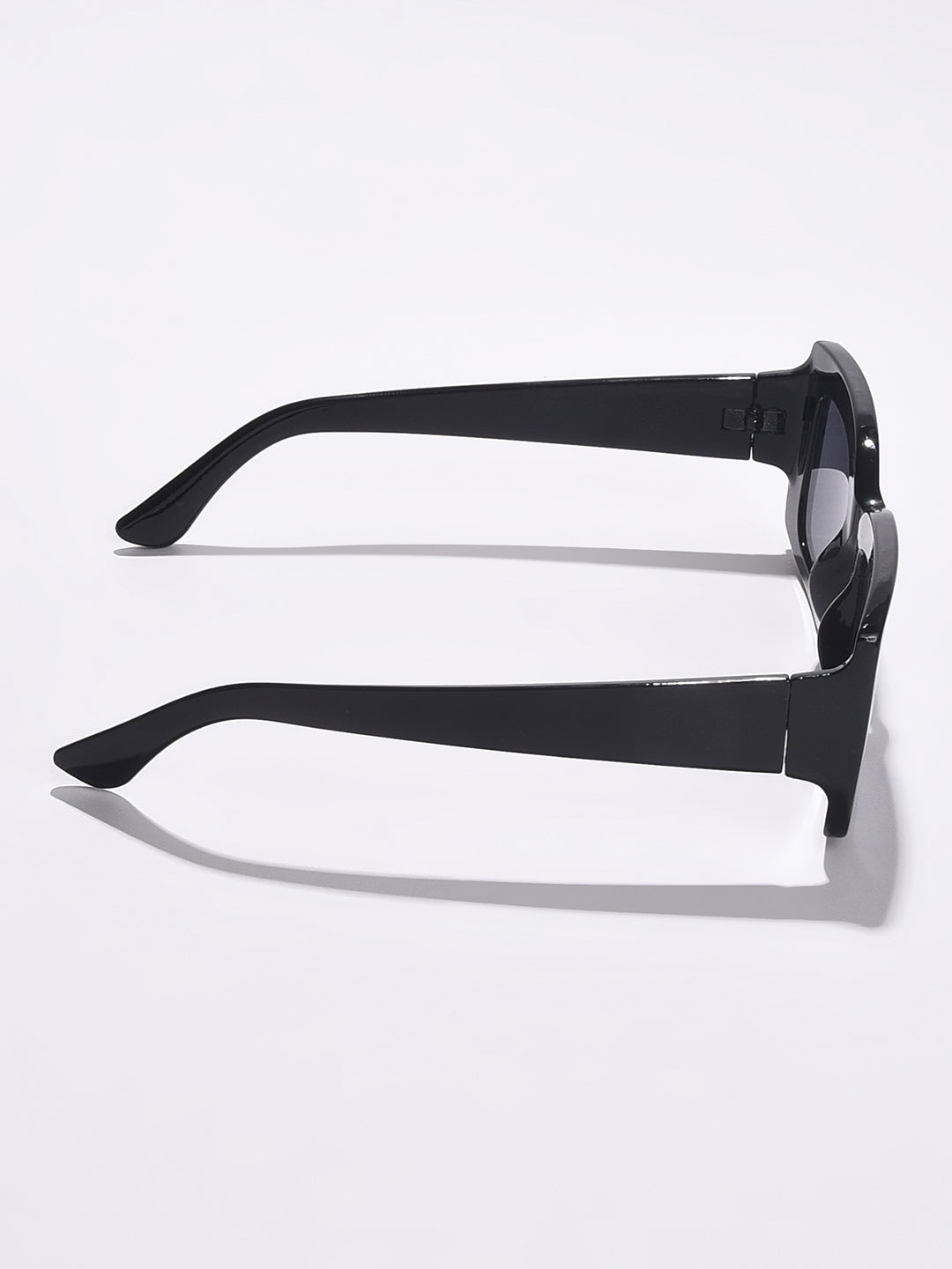 WOMEN BLACK LENS BLACK WAYFARER SUNGLASSES
