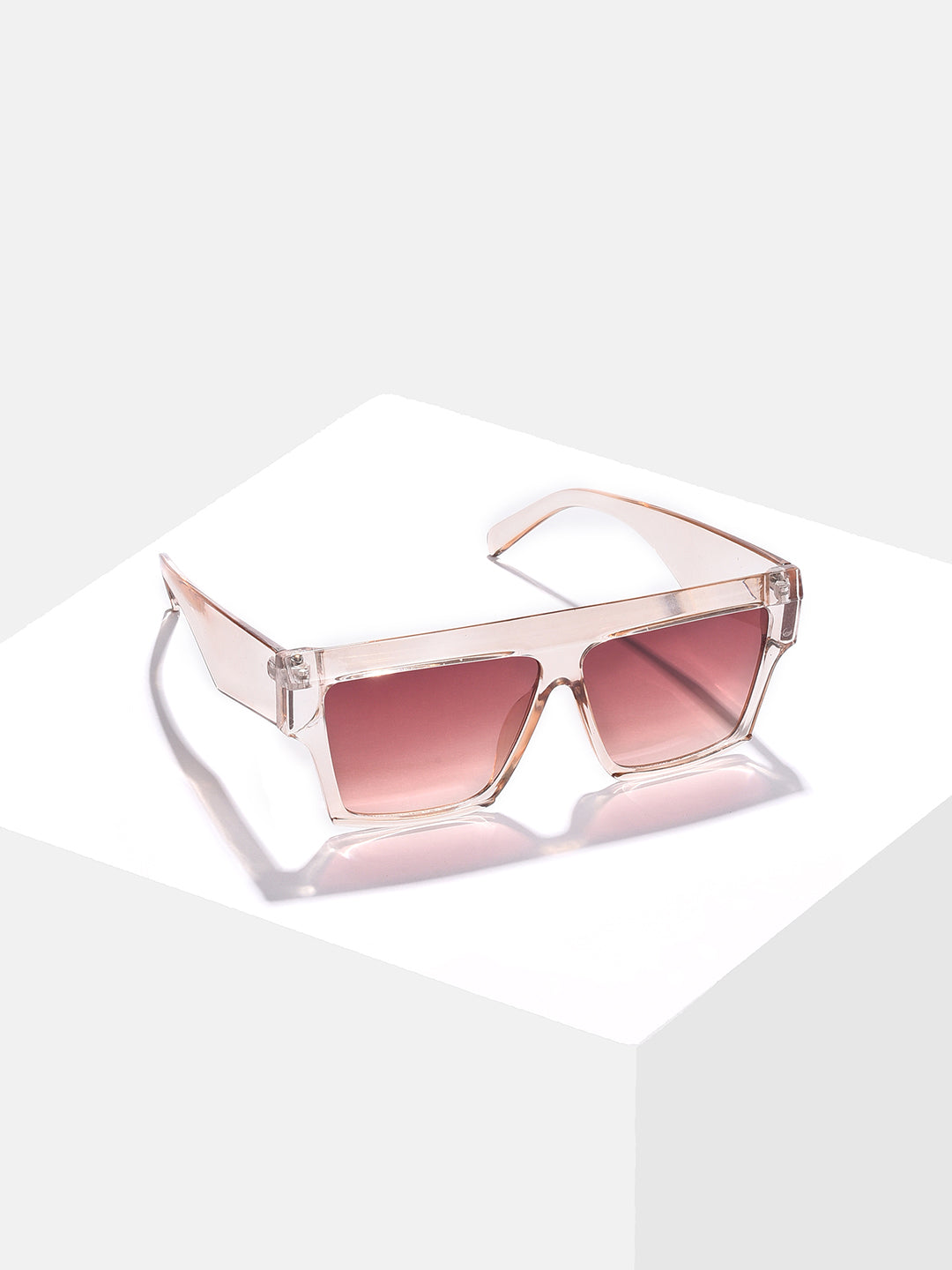 Brown Lens Brown Oversized Sunglasses