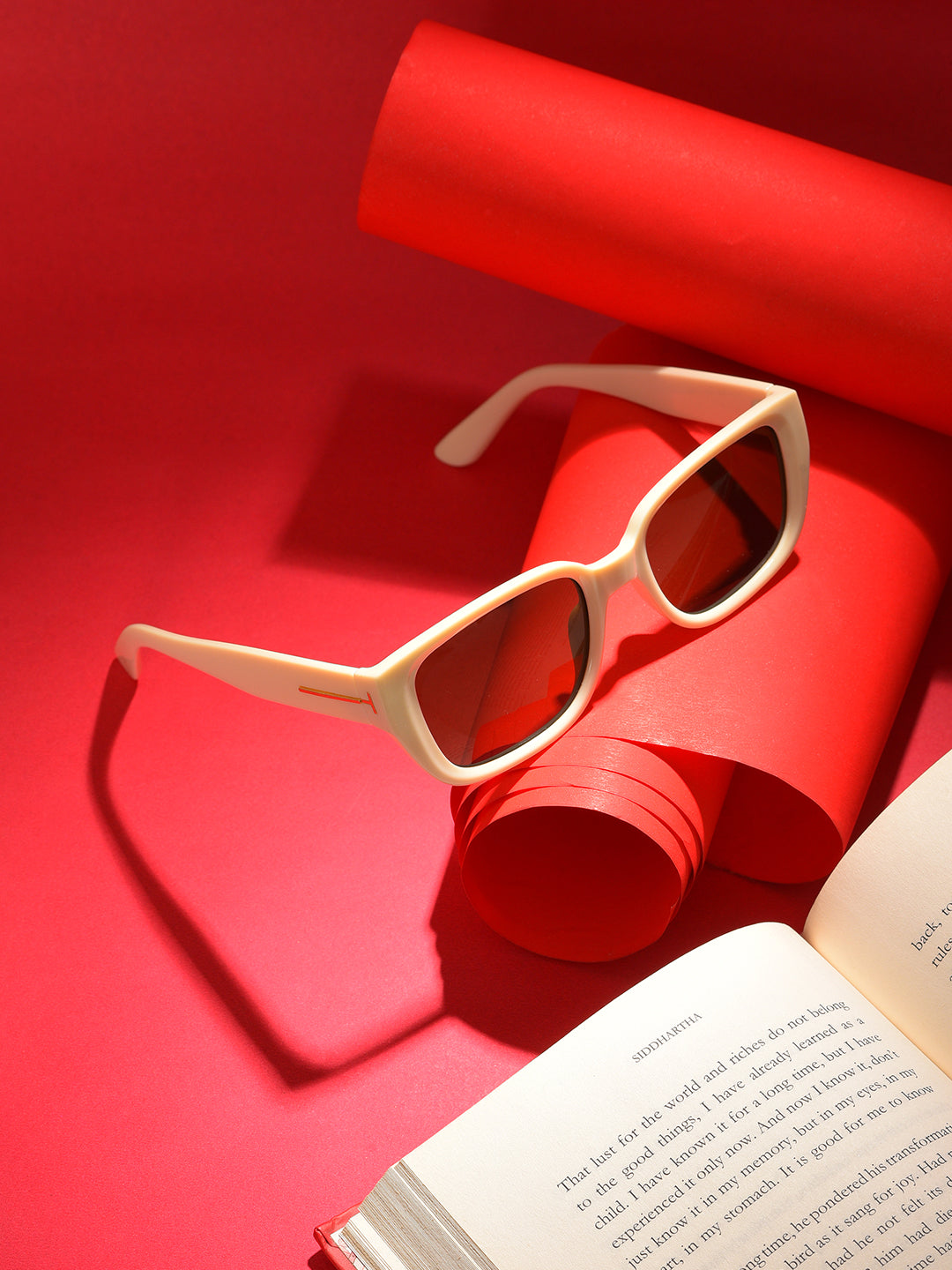 Brown Lens Brown Rectangle Sunglasses