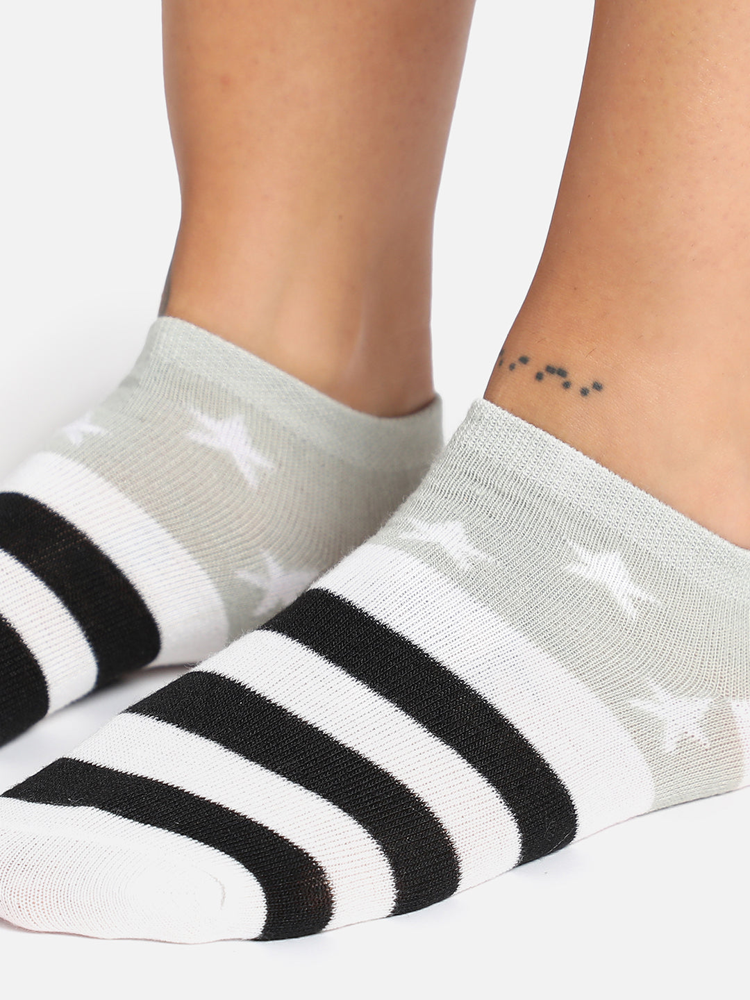 SET OF 3 CUTE SNKLE LENGTH SOCKS