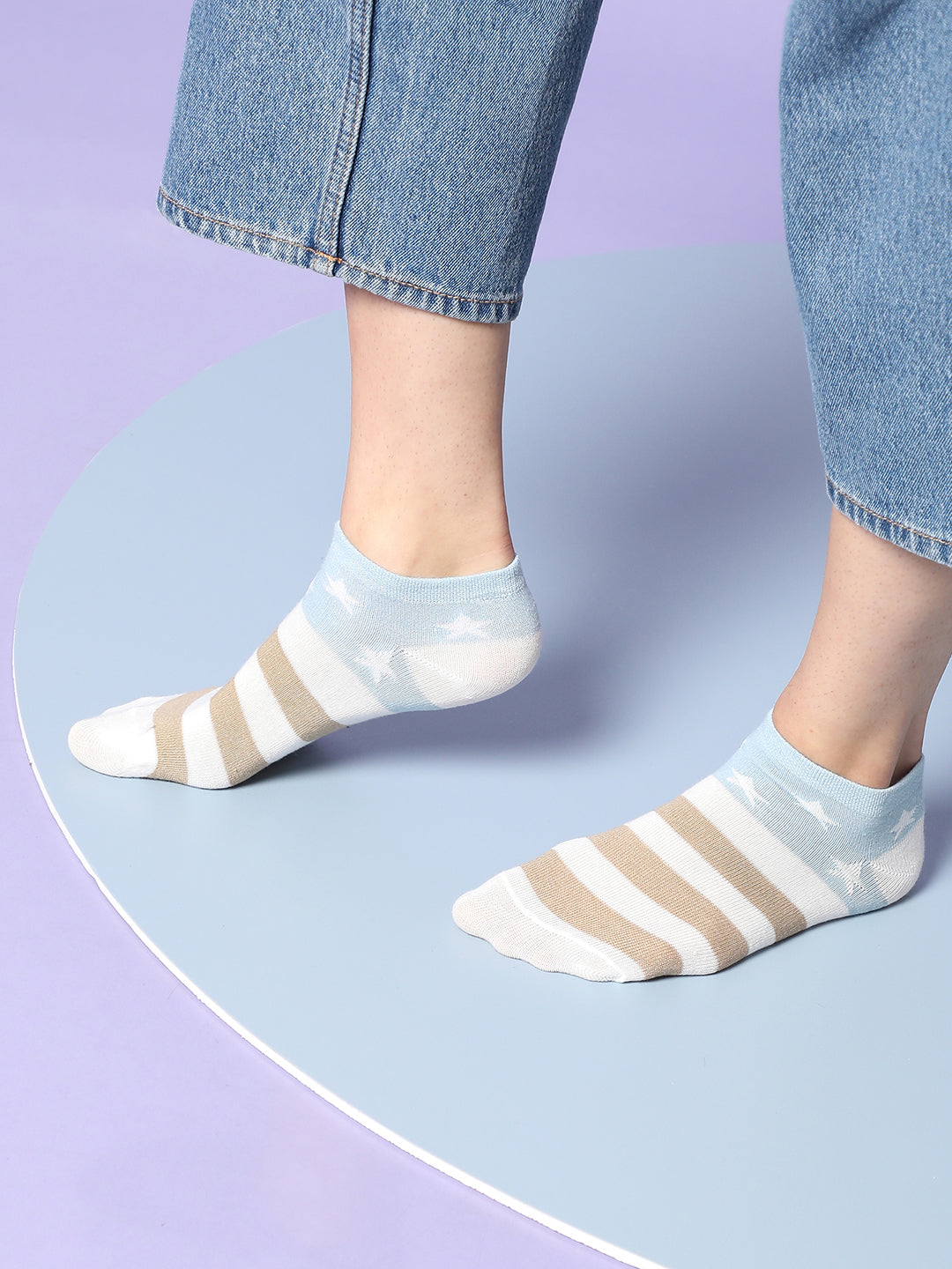 Set Of 4 Cute Ankle Legth Socks